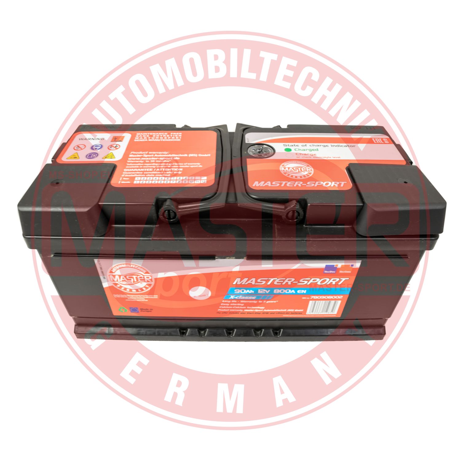 MASTER-SPORT GERMANY 780908002 Starter Battery for CHRYSLER OPEL VOLVO